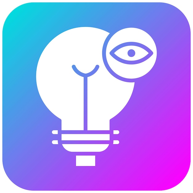El icono del vector visionario se puede usar para el conjunto de iconos de liderazgo