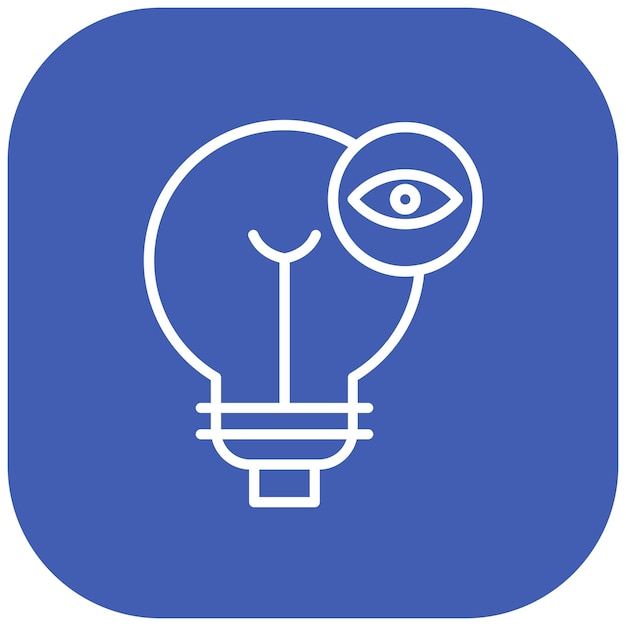 El icono del vector visionario se puede usar para el conjunto de iconos de liderazgo