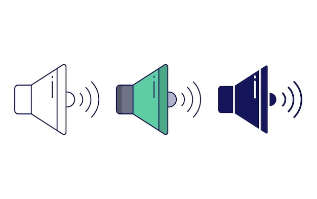 Icono de vector de volumen