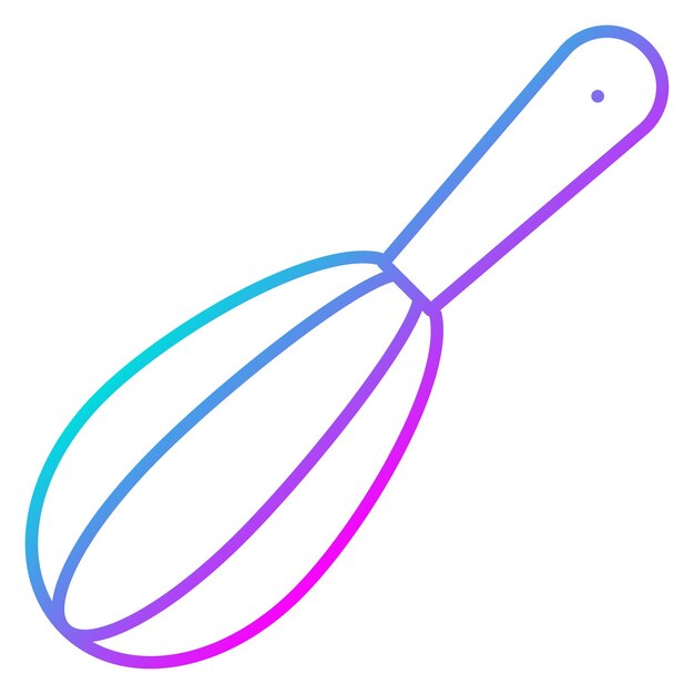 El icono del vector Whisk se puede usar para el conjunto de iconos de la panadería