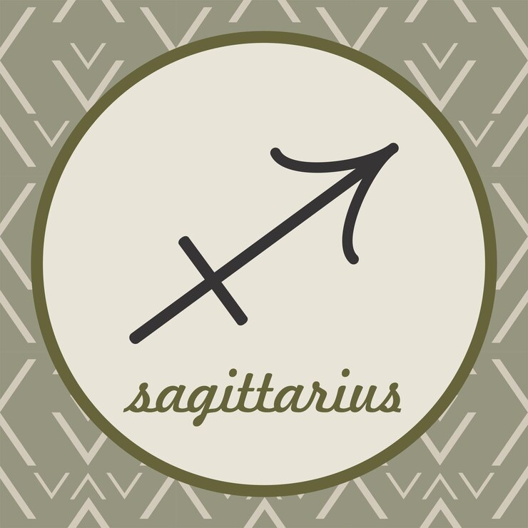 Vector icono de vector de zodiaco sagitario