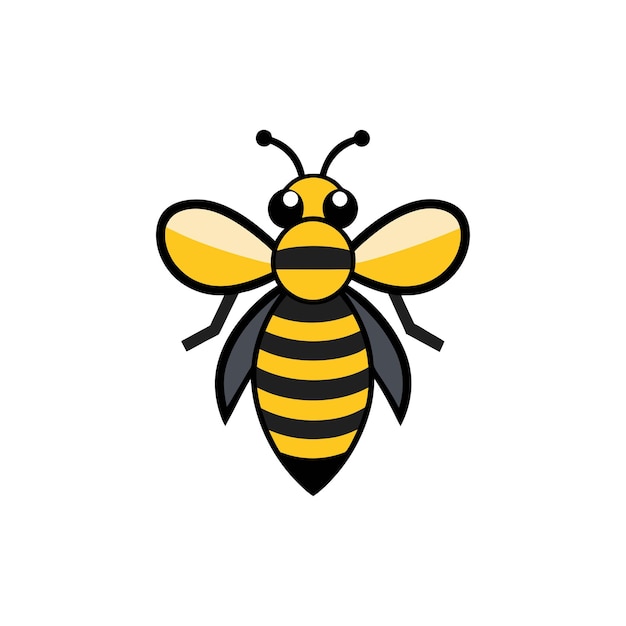 Ícono vectorial de abeja Archivo vectorial