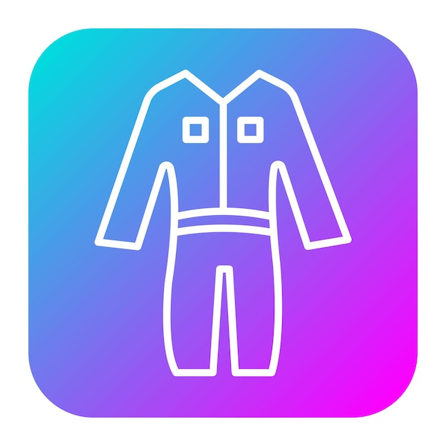 El icono vectorial de los abrigos se puede usar para el conjunto de iconos de mejoras para el hogar