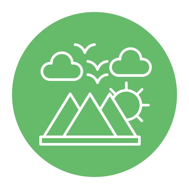 El icono vectorial de Adventure Tour se puede utilizar para el conjunto de iconos de la Agencia de Viajes