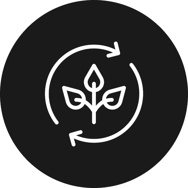 El icono vectorial de agronomía se puede utilizar para el conjunto de iconos de agricultura