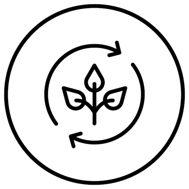 El icono vectorial de agronomía se puede utilizar para el conjunto de iconos de agricultura