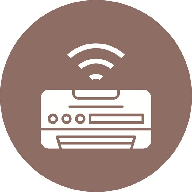 El icono vectorial del aire acondicionado inteligente se puede utilizar para el conjunto de iconos del hogar inteligente