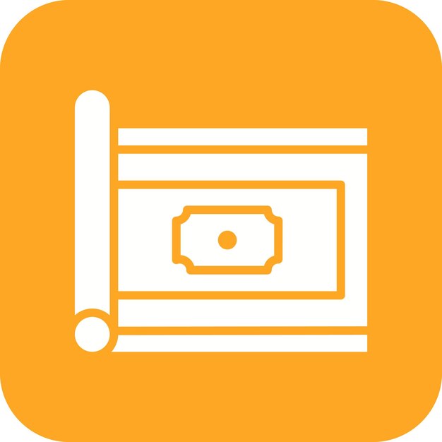 El icono vectorial de la alfombra se puede utilizar para el conjunto de iconos interiores