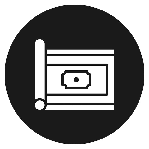 El icono vectorial de la alfombra se puede utilizar para el conjunto de iconos interiores