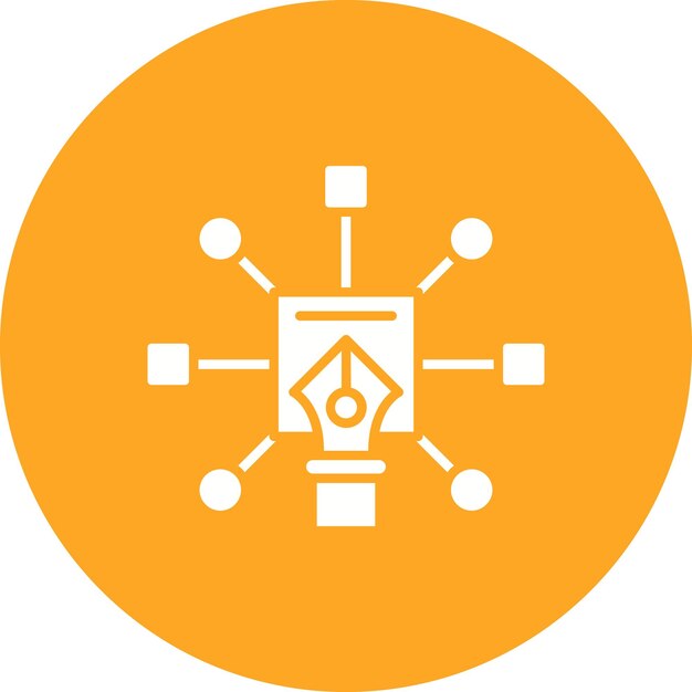 El icono vectorial del algoritmo de diseño se puede utilizar para el conjunto de iconos de análisis de datos