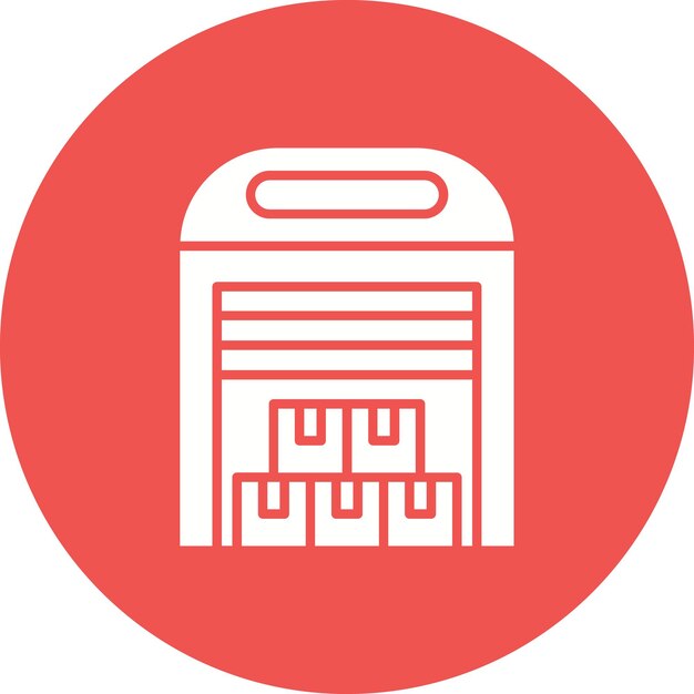 El icono vectorial del almacén de datos se puede utilizar para el conjunto de iconos de análisis de datos