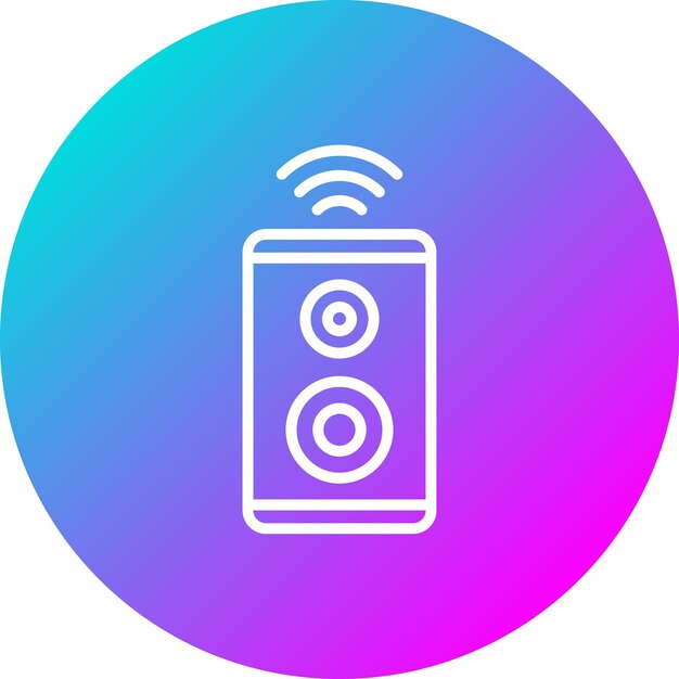El icono vectorial del altavoz se puede usar para el conjunto de iconos de cumpleaños
