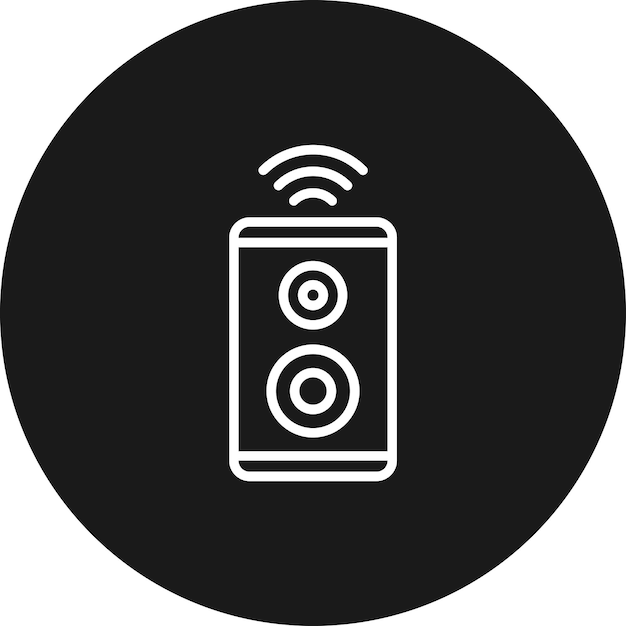 El icono vectorial del altavoz se puede usar para el conjunto de iconos de cumpleaños