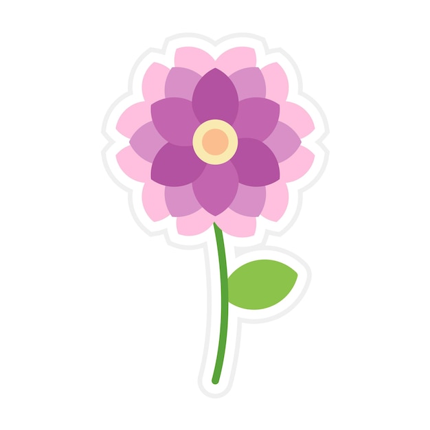 El icono vectorial de Amaryllis se puede usar para el conjunto de iconos de flores