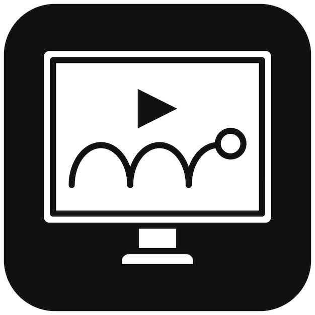 El icono vectorial de animación se puede utilizar para el conjunto de iconos de Art and Craft Supplies