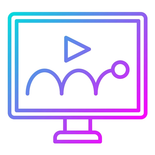 El icono vectorial de animación se puede utilizar para el conjunto de iconos de Art and Craft Supplies