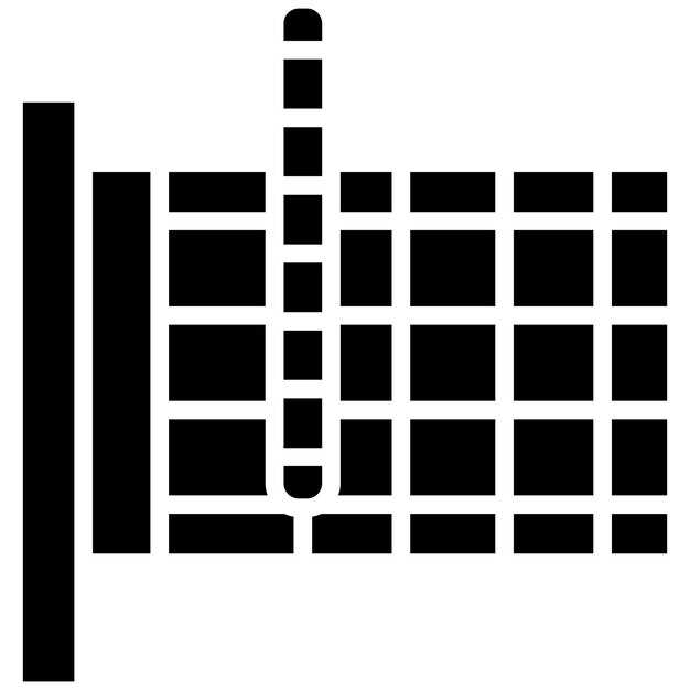 El icono vectorial de antenas se puede usar para el conjunto de iconos de voleibol