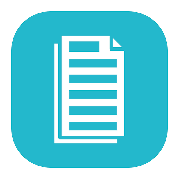 El icono vectorial de archivos se puede usar para el conjunto de iconos de regreso a la escuela