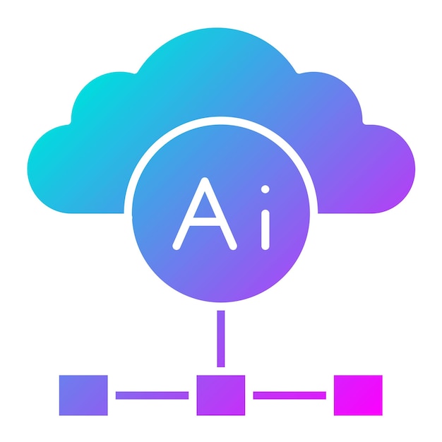 El icono vectorial de la arquitectura basada en la nube se puede utilizar para el conjunto de iconos de análisis de datos
