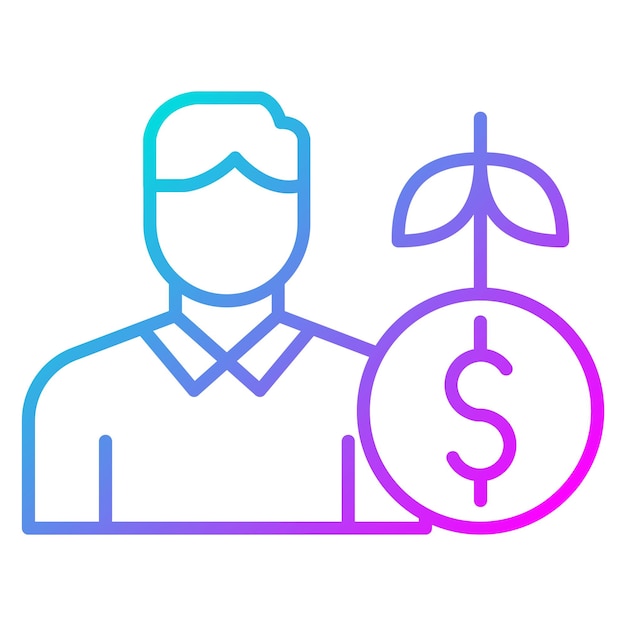 El icono vectorial de arranque se puede usar para el conjunto de iconos de crédito y préstamo