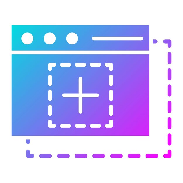 El icono vectorial de arrastrar y soltar se puede usar para el conjunto de iconos sin código
