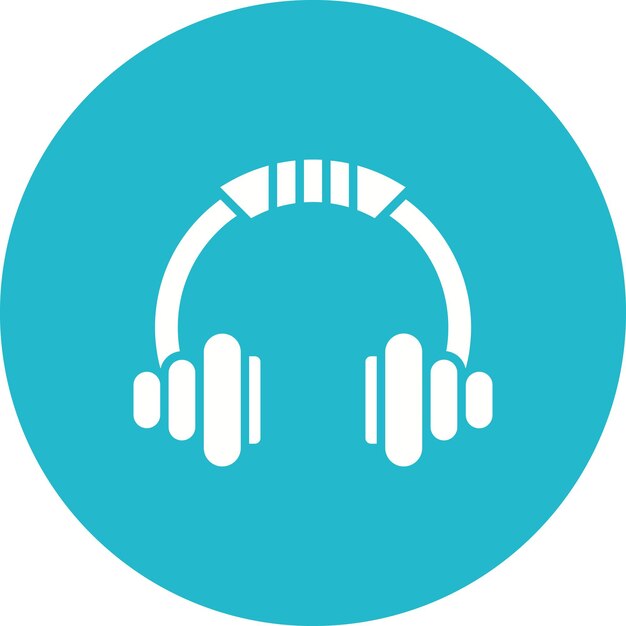 El icono vectorial del auricular se puede utilizar para el icono de dispositivos electrónicos