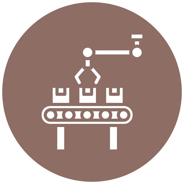 El icono vectorial automático se puede utilizar para el conjunto de iconos de fabricación
