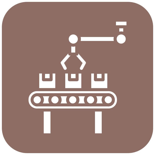 El icono vectorial automático se puede utilizar para el conjunto de iconos de fabricación