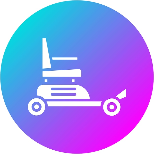 El icono vectorial automático de la silla de ruedas se puede utilizar para el conjunto de iconos de medicina