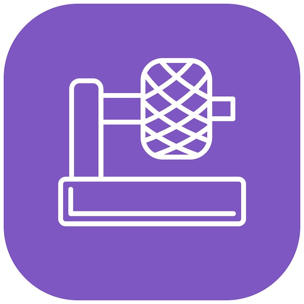 El icono vectorial de Baller se puede usar para el conjunto de iconos de Art and Craft Supplies
