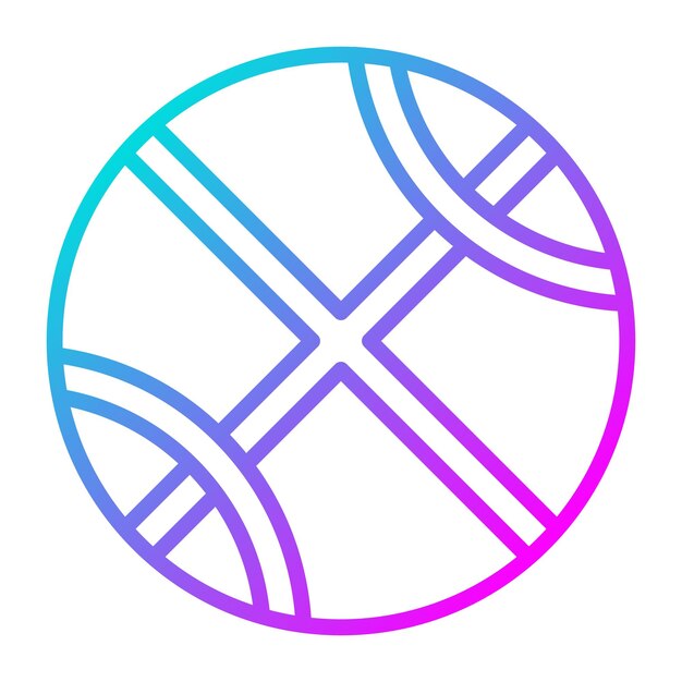 El icono vectorial de baloncesto se puede usar para el conjunto de iconos de educación