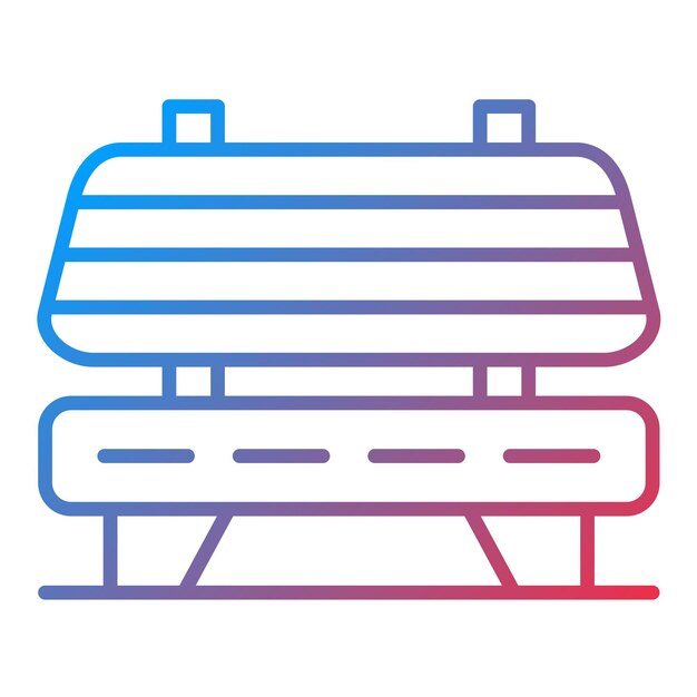 El icono vectorial del banco se puede utilizar para el conjunto de iconos del mercado callejero