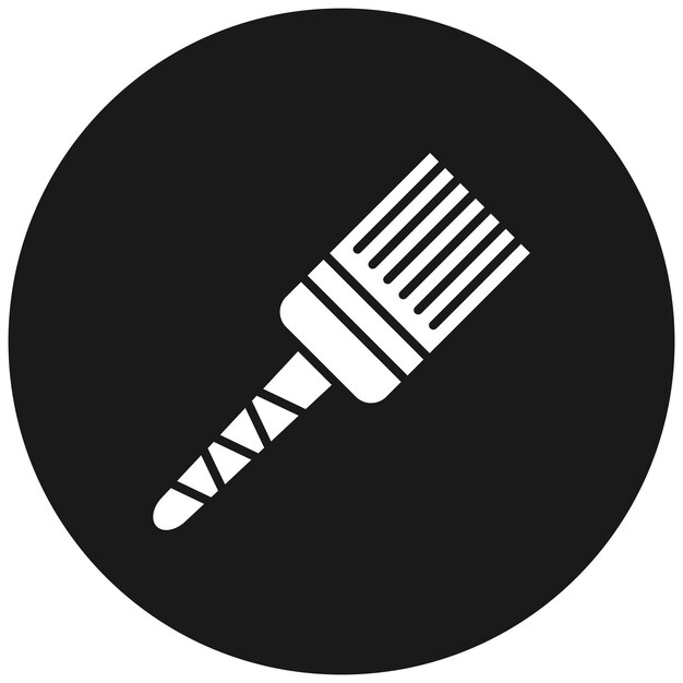 El icono vectorial de Basting Brush se puede usar para el conjunto de iconos del restaurante