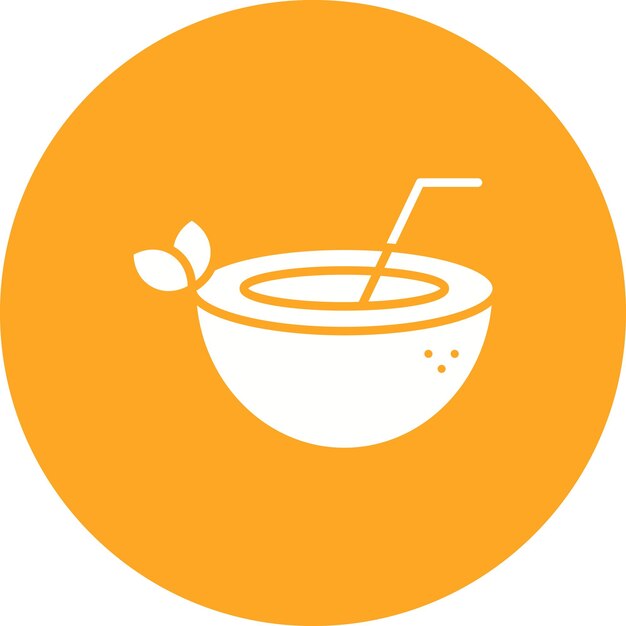 El icono vectorial del batido se puede usar para el conjunto de iconos de bebidas
