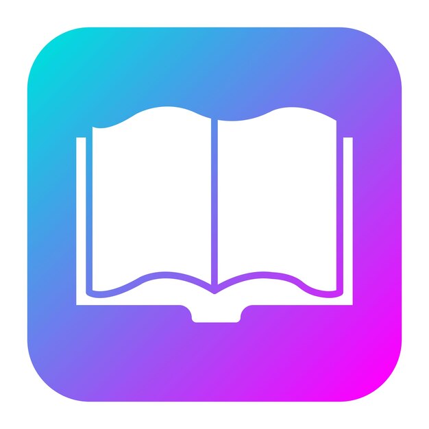 Vector el icono vectorial de la bibliografía se puede utilizar para el conjunto de iconos de literatura