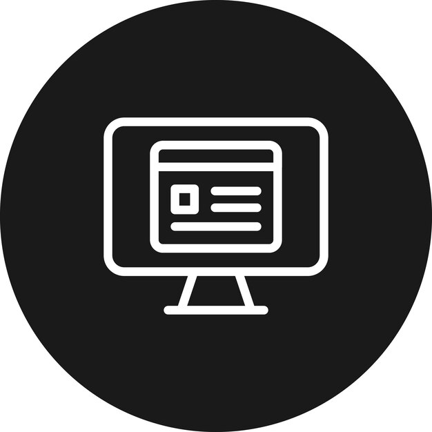 El icono vectorial de blogueo se puede usar para el conjunto de iconos de marketing digital