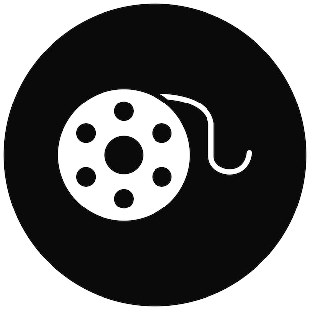 El icono vectorial de Bobbin se puede usar para el conjunto de iconos de Art and Craft Supplies