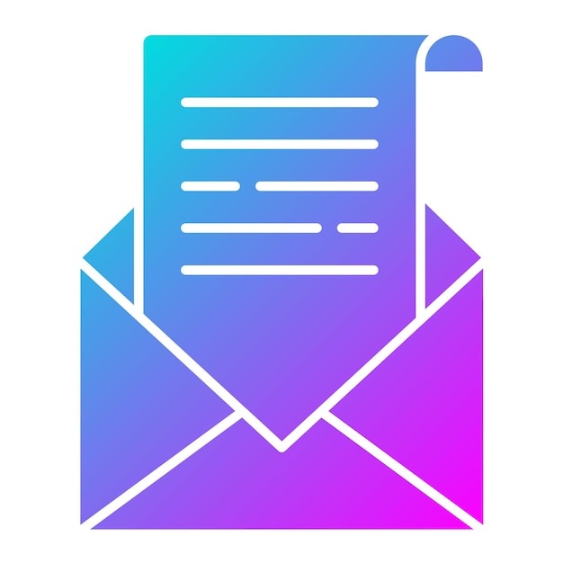 El icono vectorial del boletín de noticias se puede utilizar para el conjunto de iconos de noticias y medios