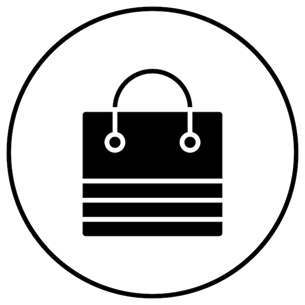 El icono vectorial de la bolsa de playa se puede usar para el conjunto de iconos de verano