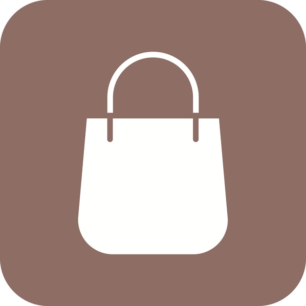 El icono vectorial de la bolsa de regalos se puede usar para el conjunto de iconos de cumpleaños