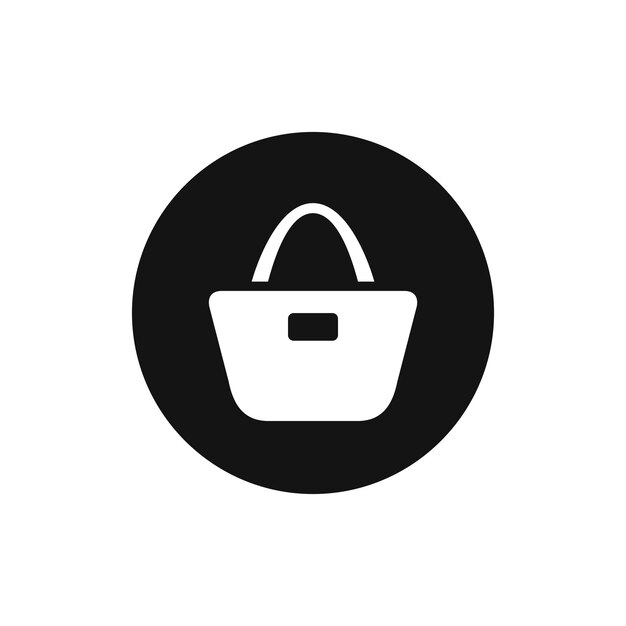 Icono vectorial de bolso de mano para mujeres