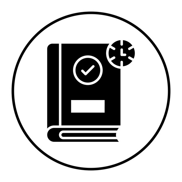 El icono vectorial de Book In Advance se puede utilizar para el conjunto de iconos de planificación de vacaciones
