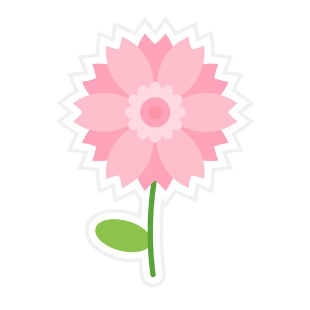 Vector el icono vectorial de borage se puede usar para el conjunto de iconos de flores