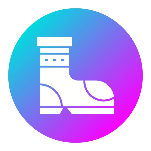 El icono vectorial de las botas de primavera se puede usar para el conjunto de iconos de primavera