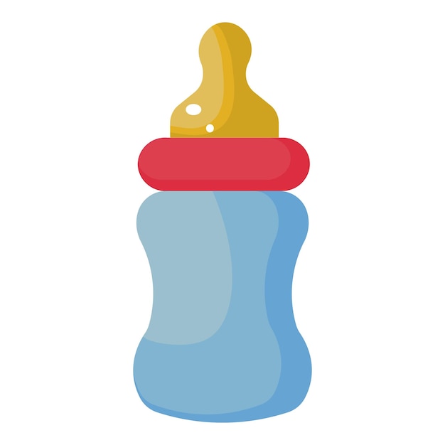 Vector icono vectorial de botella para bebés