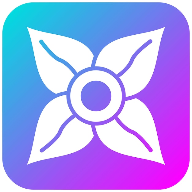 El icono vectorial de Bouvardia se puede usar para el conjunto de iconos de flores
