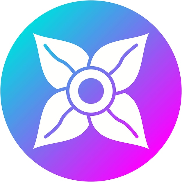 El icono vectorial de Bouvardia se puede usar para el conjunto de iconos de flores