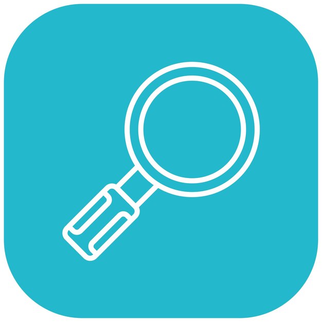 El icono vectorial de búsqueda se puede utilizar para el conjunto de iconos de comercio electrónico de moda