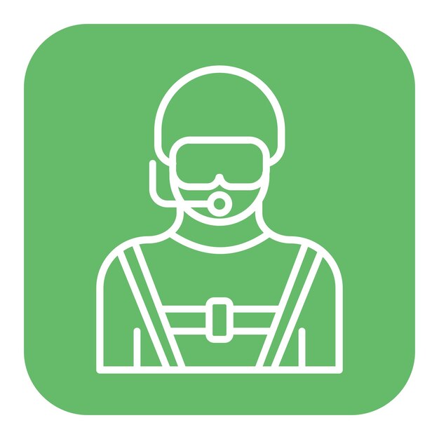El icono vectorial del buzo macho se puede utilizar para el conjunto de iconos de vacaciones y turismo