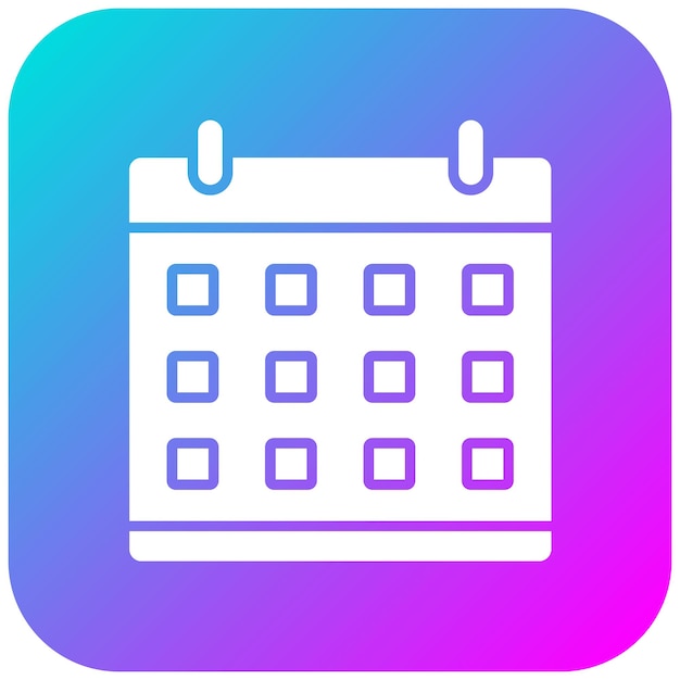 El icono vectorial del calendario se puede usar para el conjunto de iconos de compras del viernes